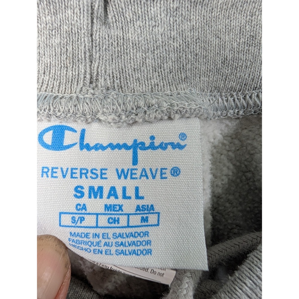 Champion Mens Reverse Weave Joggers Grey GF01 Graphic Logo Sweatpants Small - Picture 3 of 10